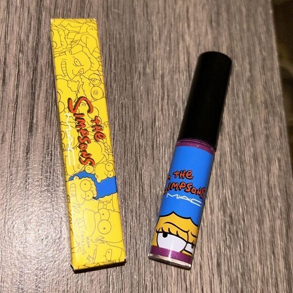 MAC THE SIMPSONS  ITCHY & SCRATCHY & SEXY LIPGLASS NEw In the box - Picture 6 of 6